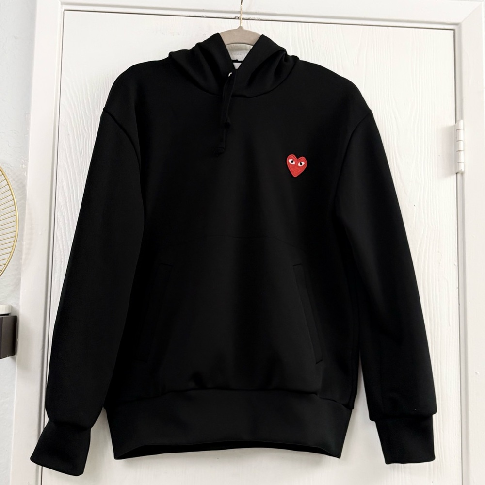 Comme des Garcons Black Hooded Sweatshirt